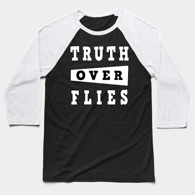 truth over flies, kamala pence debate Baseball T-Shirt by artspot